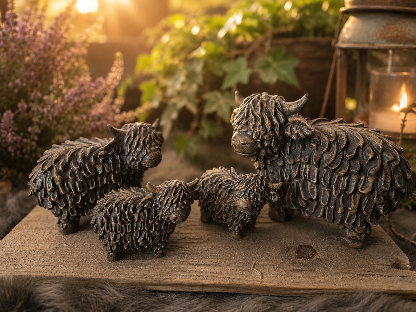 Set stoere hooglanders