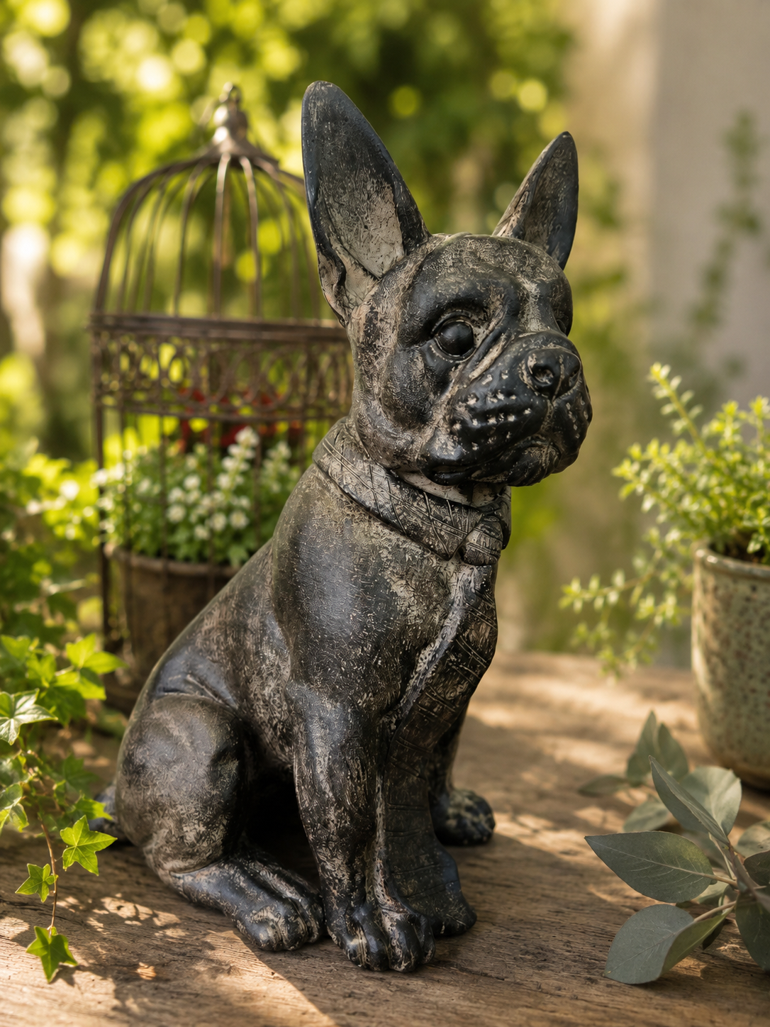 Franse Bulldog Beeld – Stoere Decoratie met Karakter 🐾