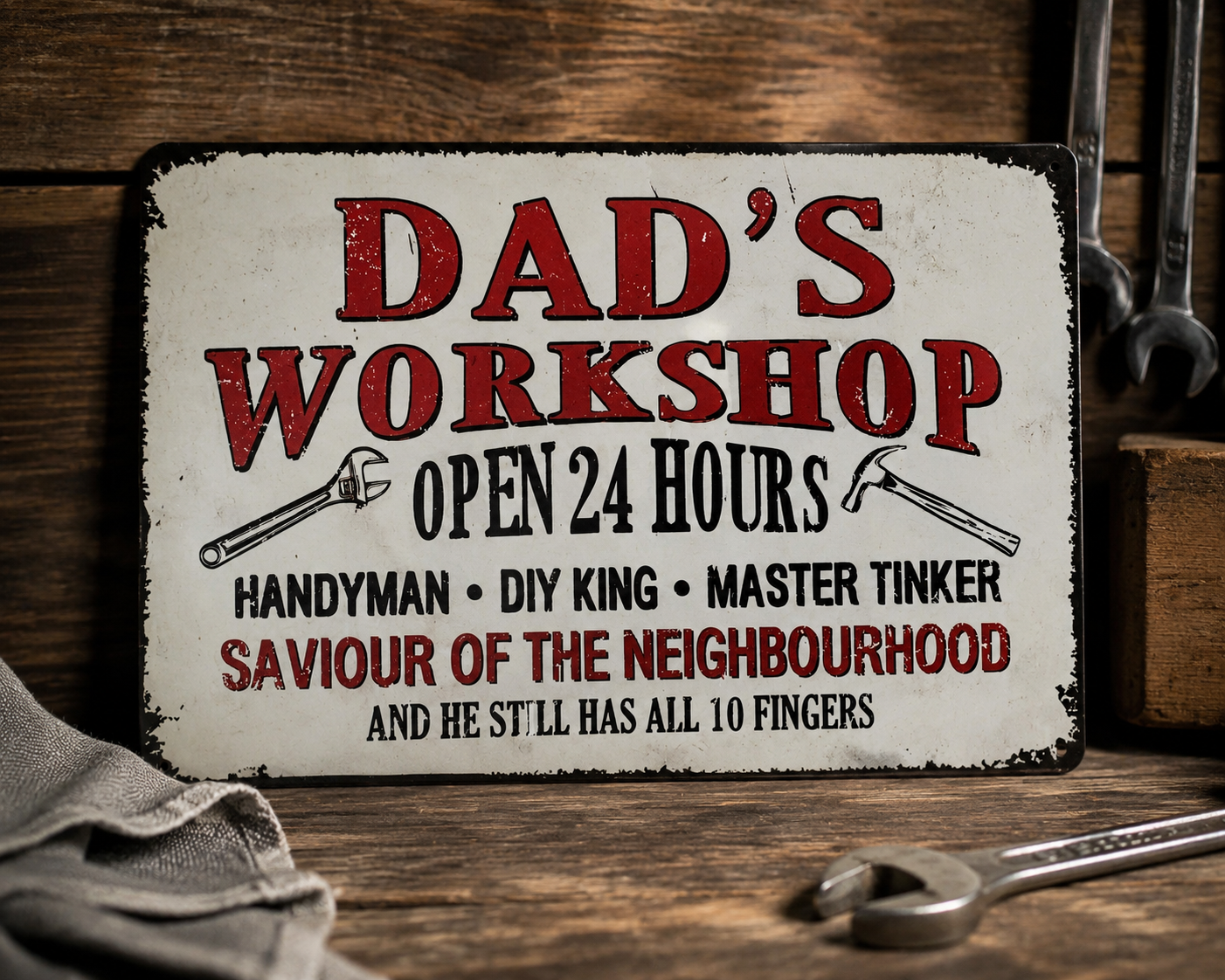 Dad's workshop-open 24 hours
