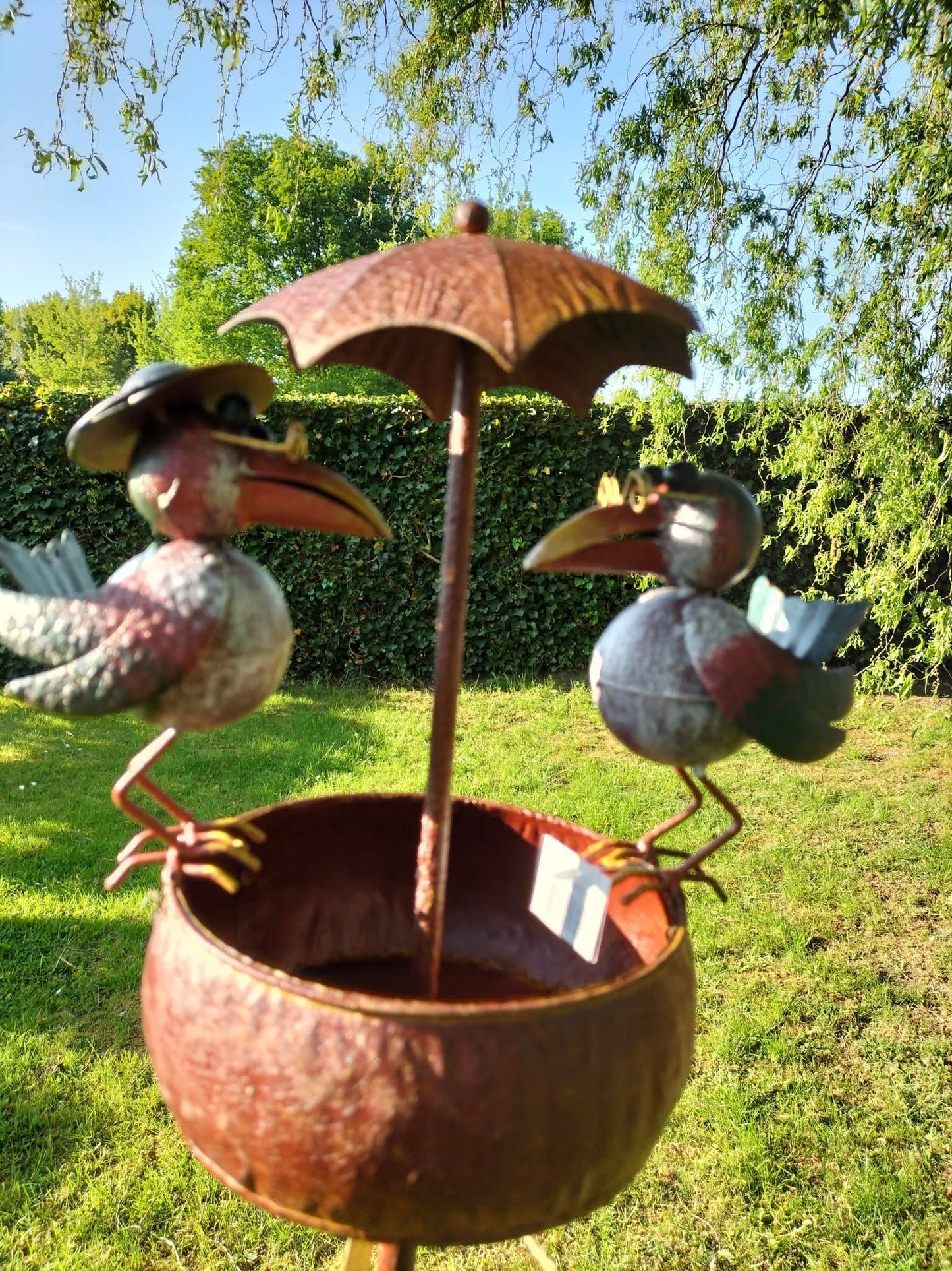 Tuinsteker voor vogelvoeder